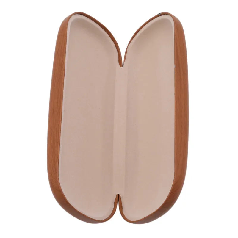 Wood Grain Eyeglass Hard Case