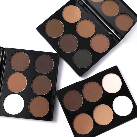 Six Color Contour Highlight Palette