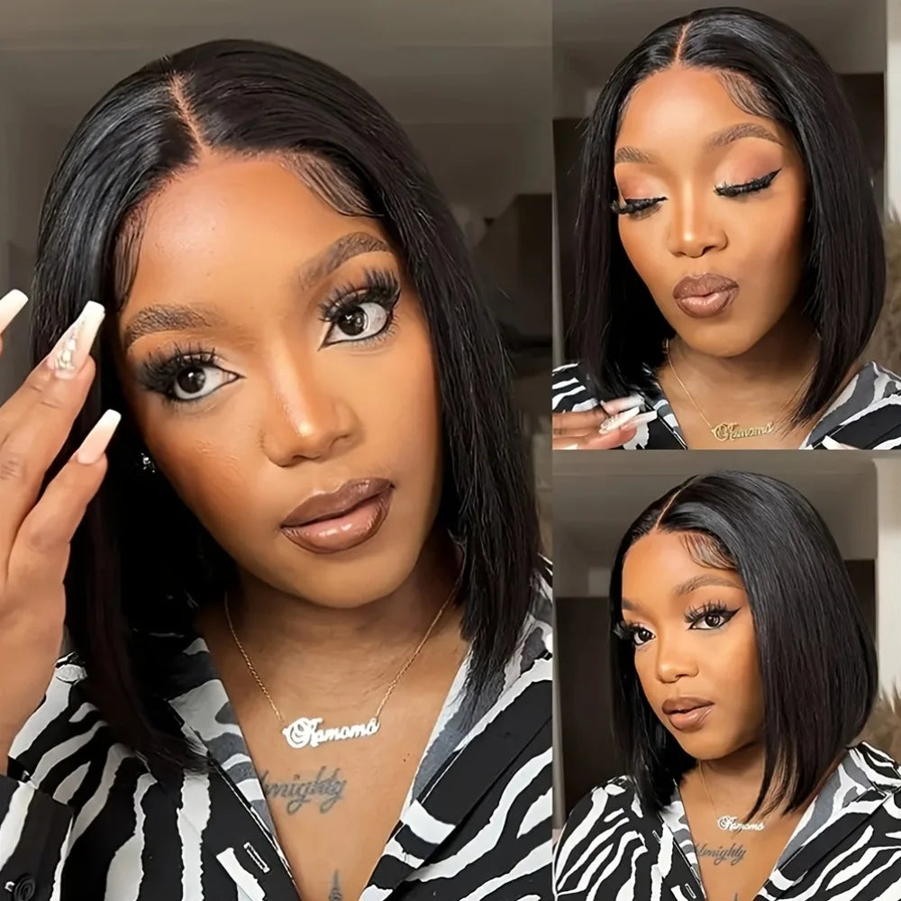 Glueless Straight Bob Lace Wig