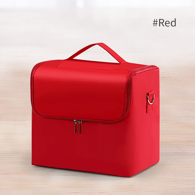 Four-Tier Makeup Train Case
