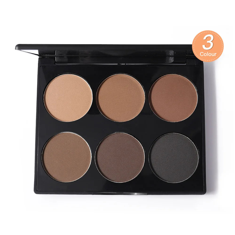 Six Color Contour Highlight Palette