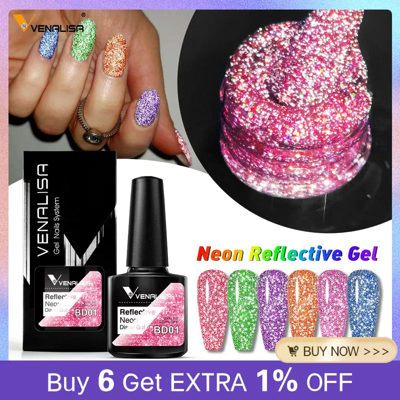 Disco Glitter Gel Polish