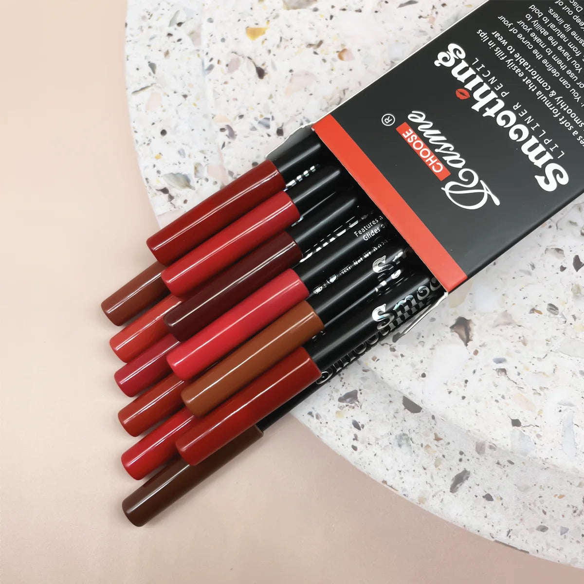 12 Piece Lip Makeup Set