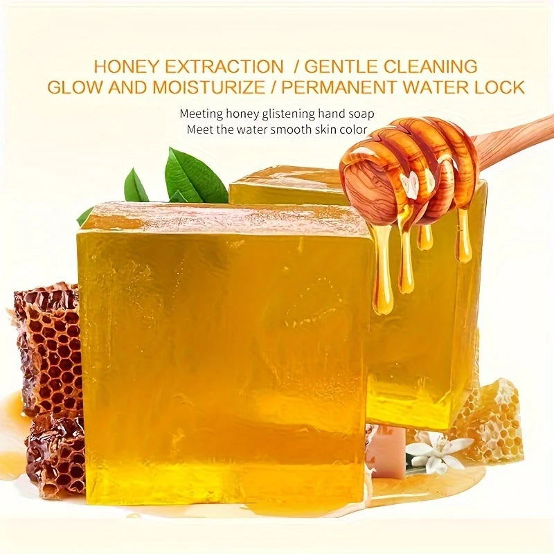 Honey Handmade Cleansing Soap Set