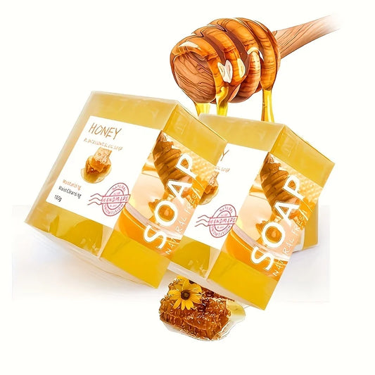 Honey Handmade Cleansing Soap Set