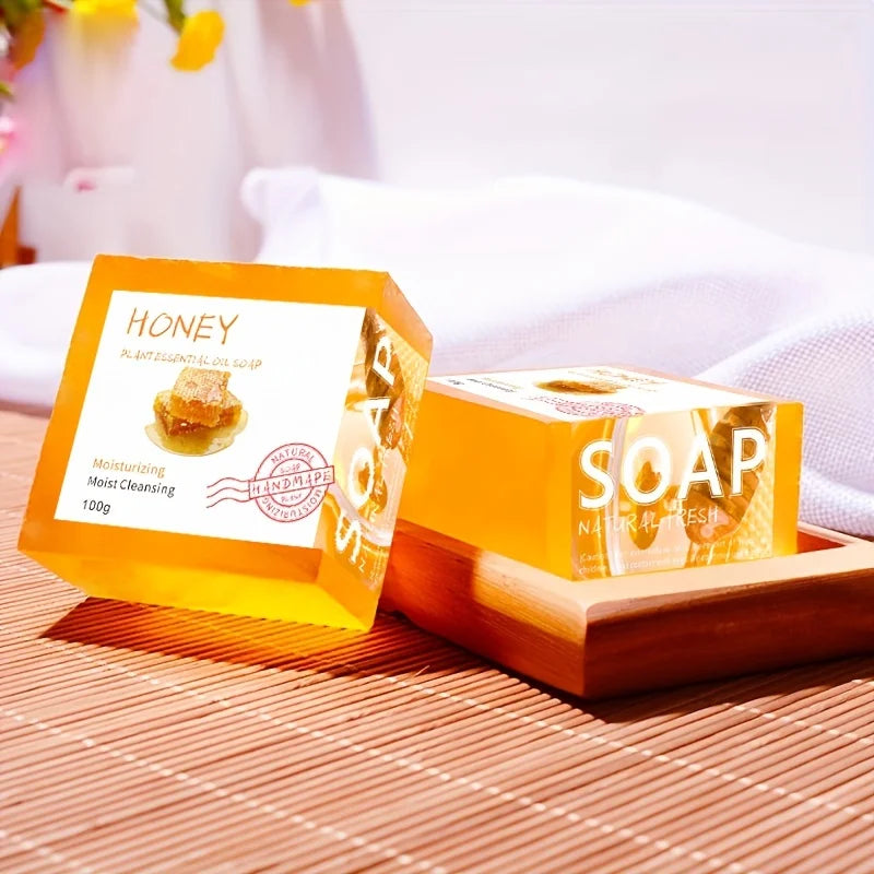 Honey Handmade Cleansing Soap Set