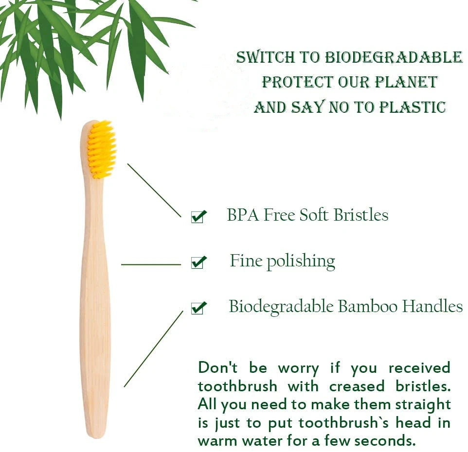 Kids Soft Bamboo Toothbrush