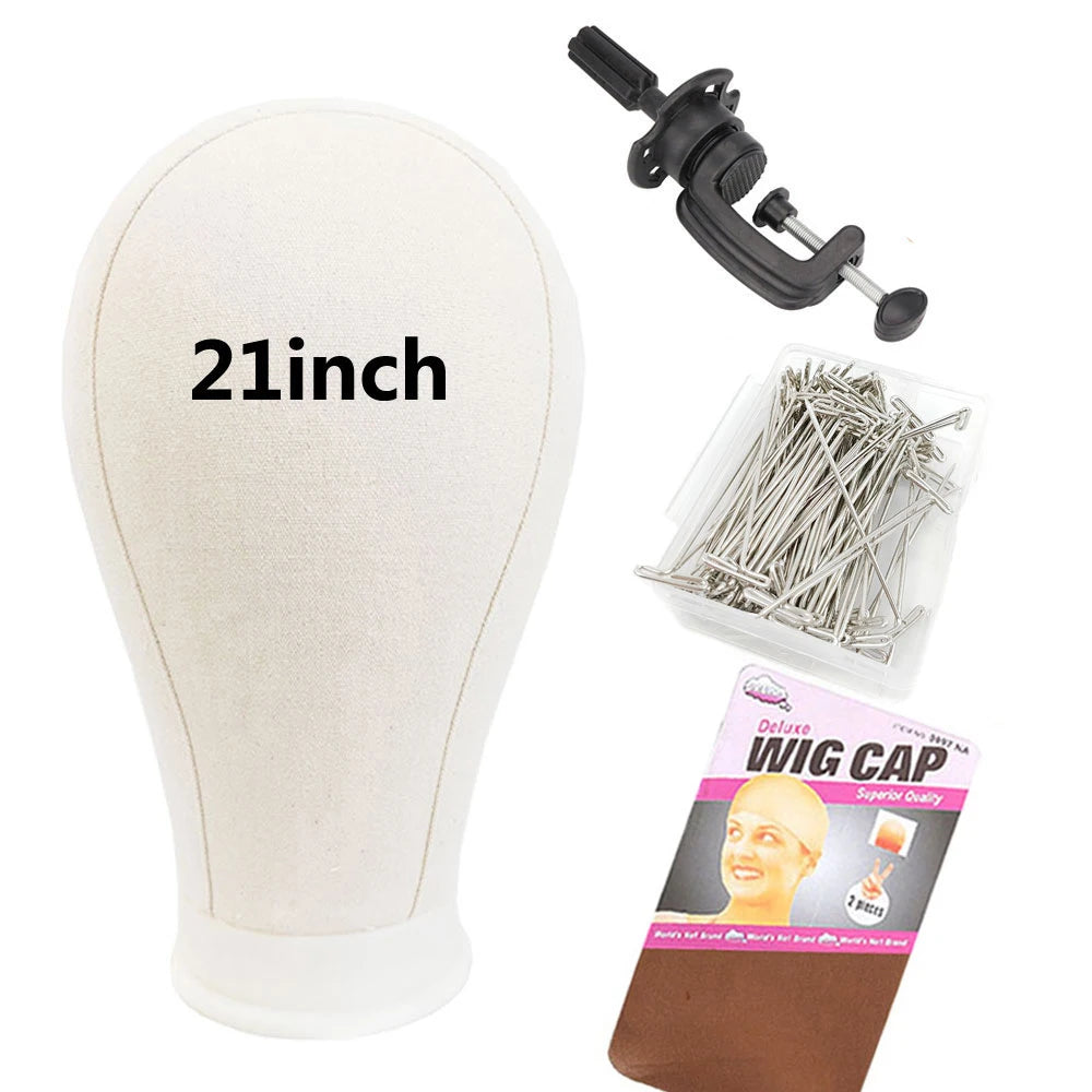 Canvas Mannequin Wig Head
