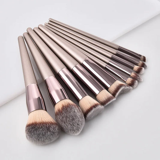 Champagne Makeup Brush Set