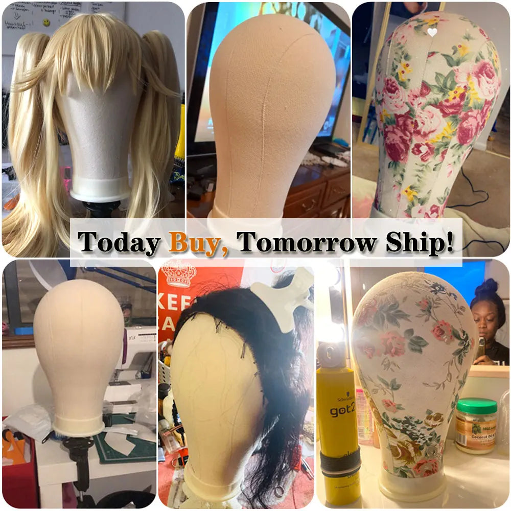 Canvas Mannequin Wig Head