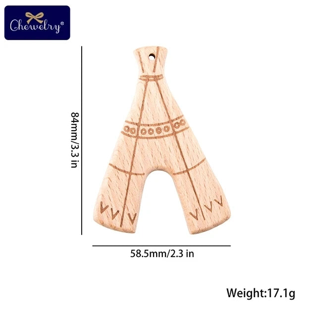 Beechwood Animal Teether Set