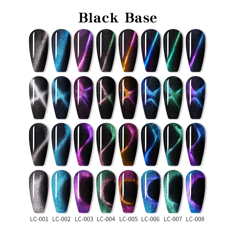 Iridescent Magnetic Cat-Eye Gel