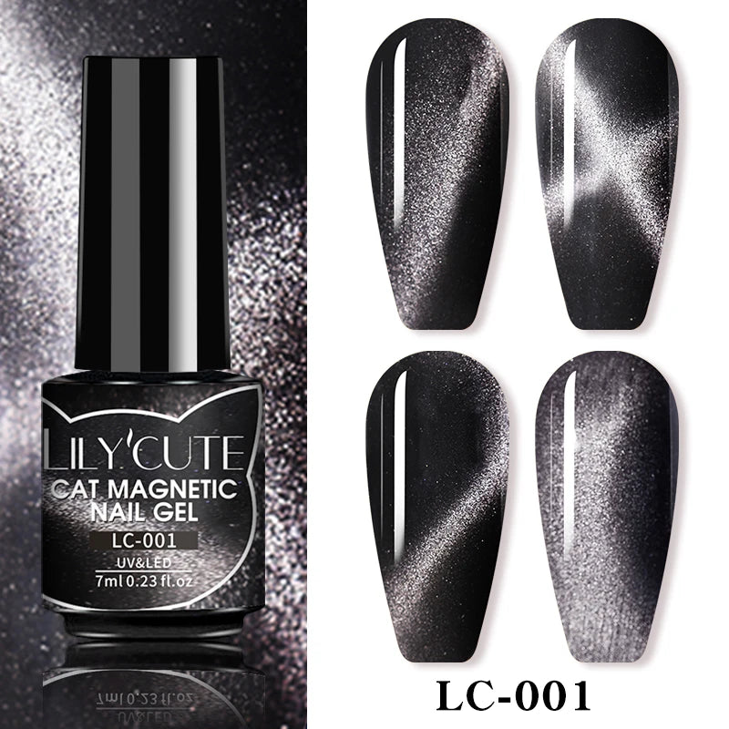 Iridescent Magnetic Cat-Eye Gel
