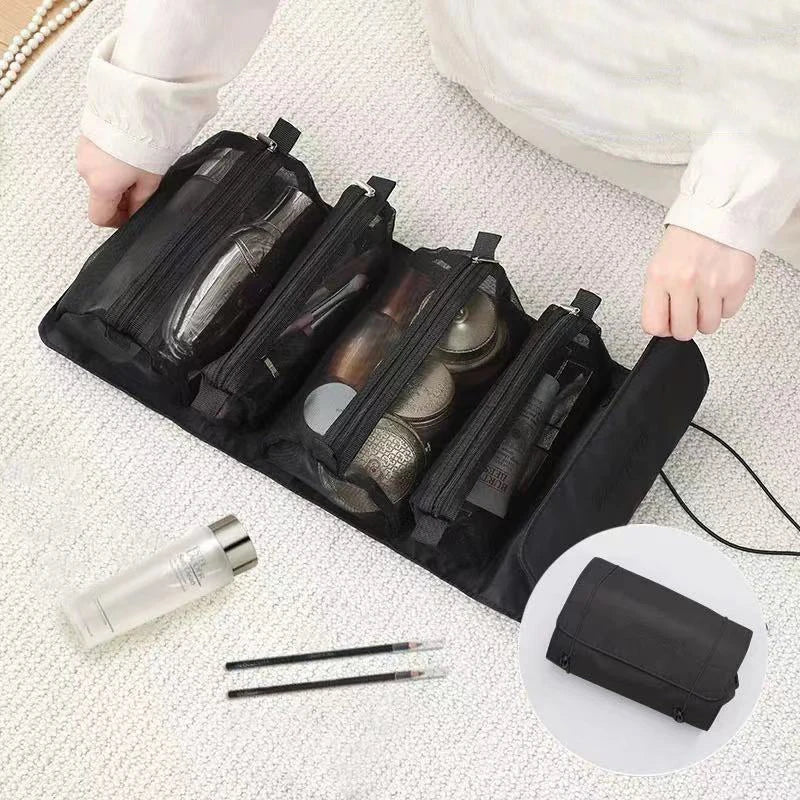 Four-Piece Foldable Cosmetic Organizer