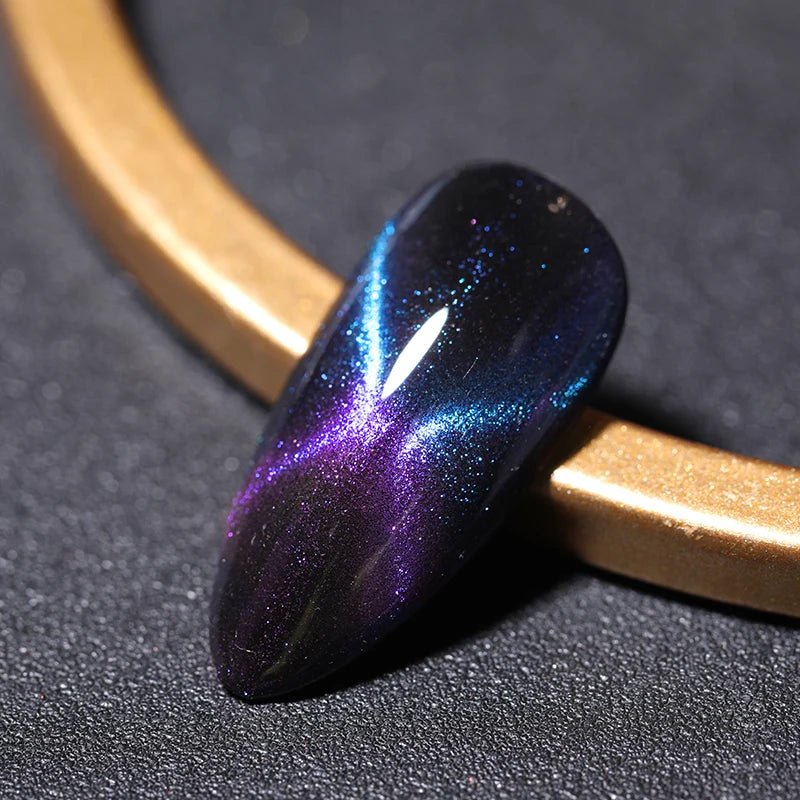 Iridescent Magnetic Cat-Eye Gel