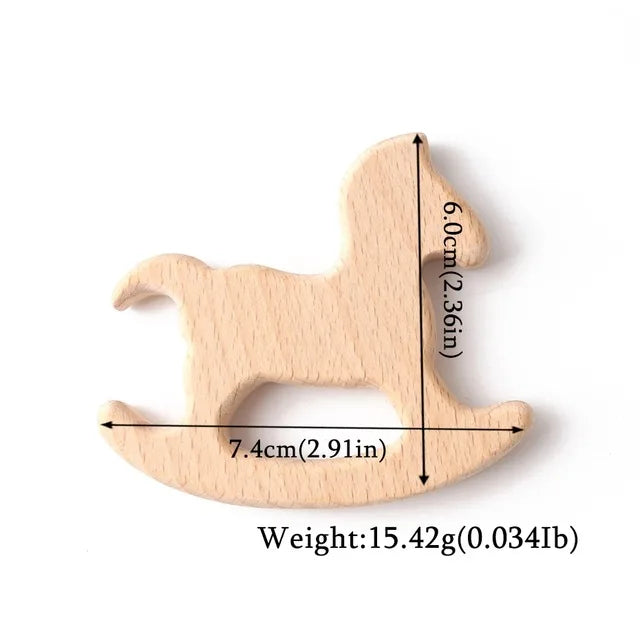 Beechwood Animal Teether Set