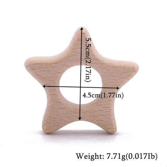 Beechwood Animal Teether Set