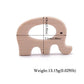 Beechwood Animal Teether Set