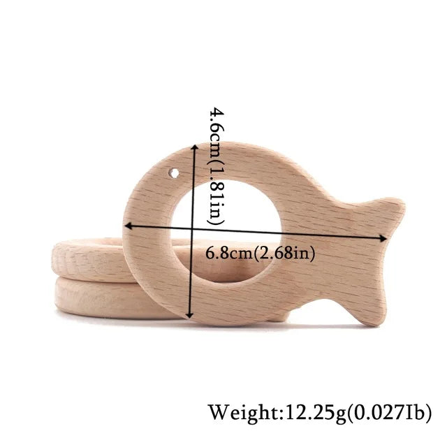 Beechwood Animal Teether Set
