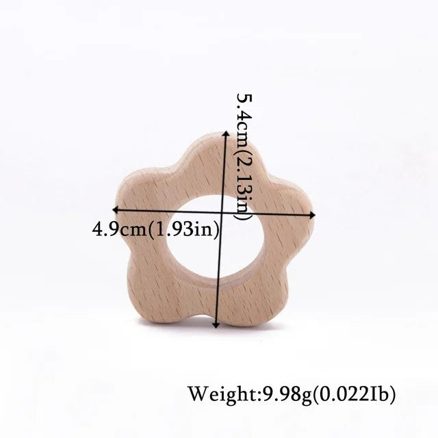 Beechwood Animal Teether Set