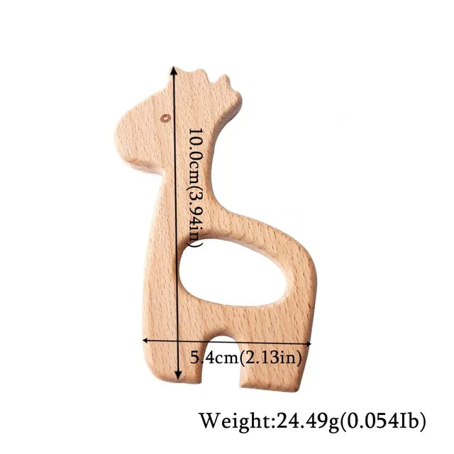 Beechwood Animal Teether Set
