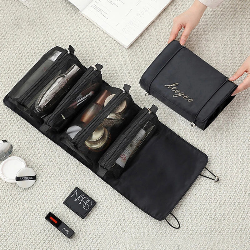Four-Piece Foldable Cosmetic Organizer