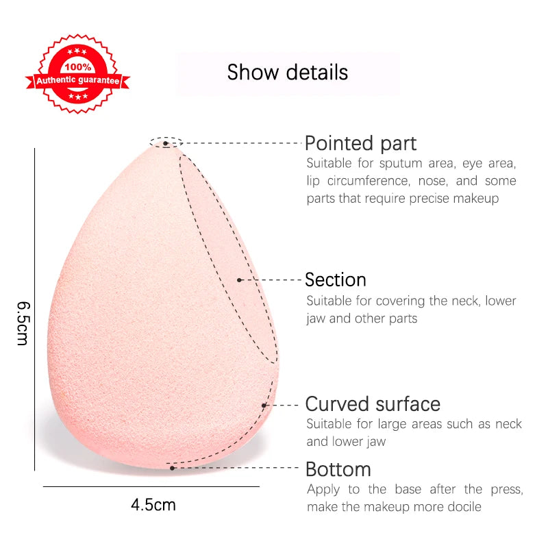 Latex-Free Makeup Blending Sponge