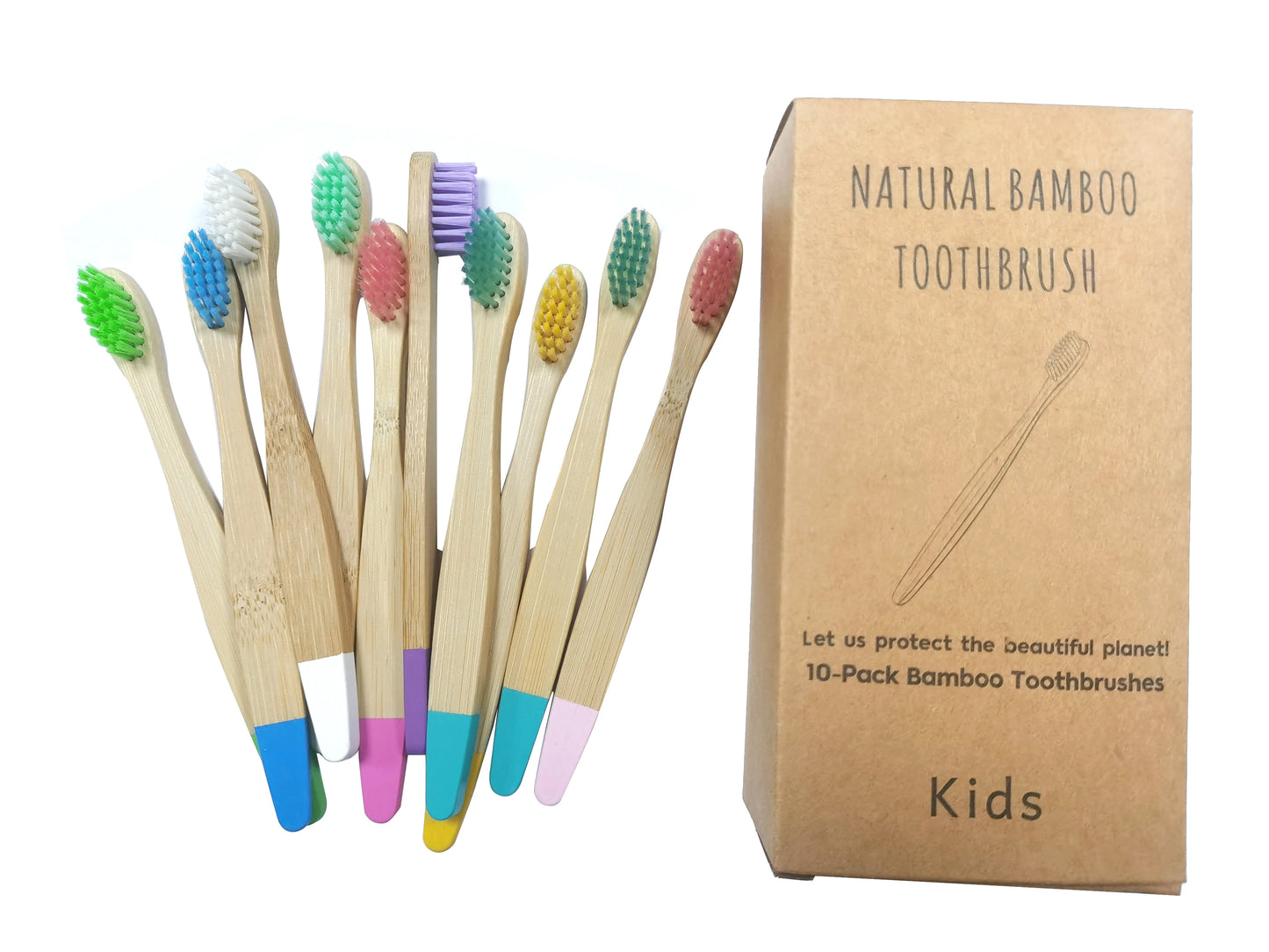 Kids Soft Bamboo Toothbrush