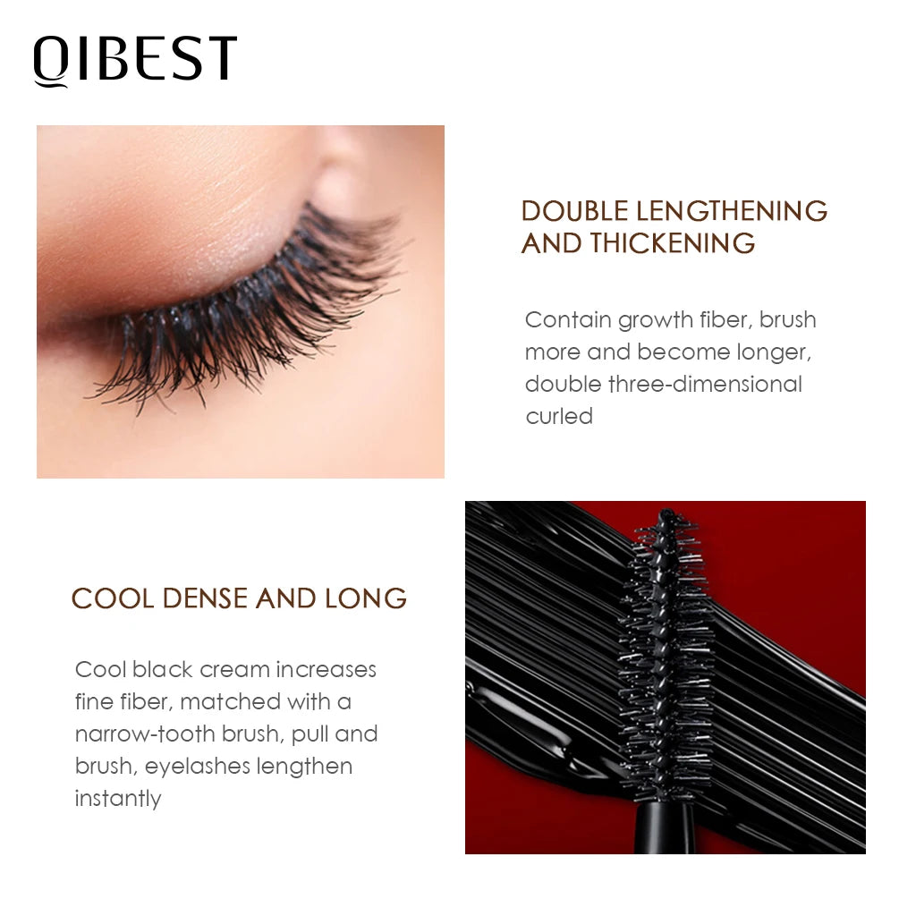 QiBest 4D Silk Fiber Mascara