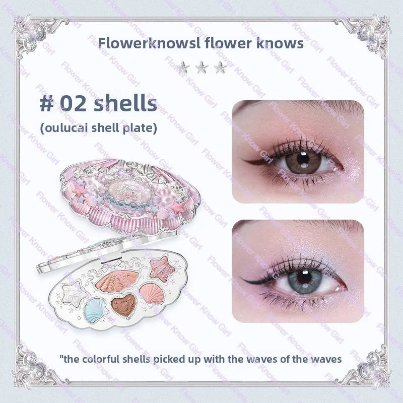 Flower Knows Mermaid Eyeshadow Palette