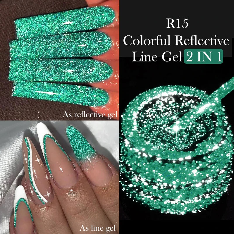 Reflective Glitter Liner Gel