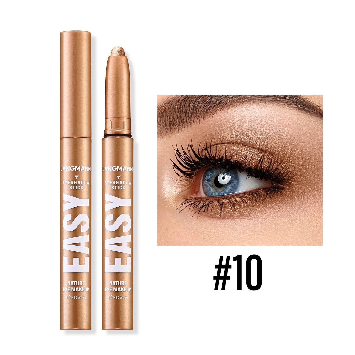 Twelve Color Shimmer Eyeshadow Stick
