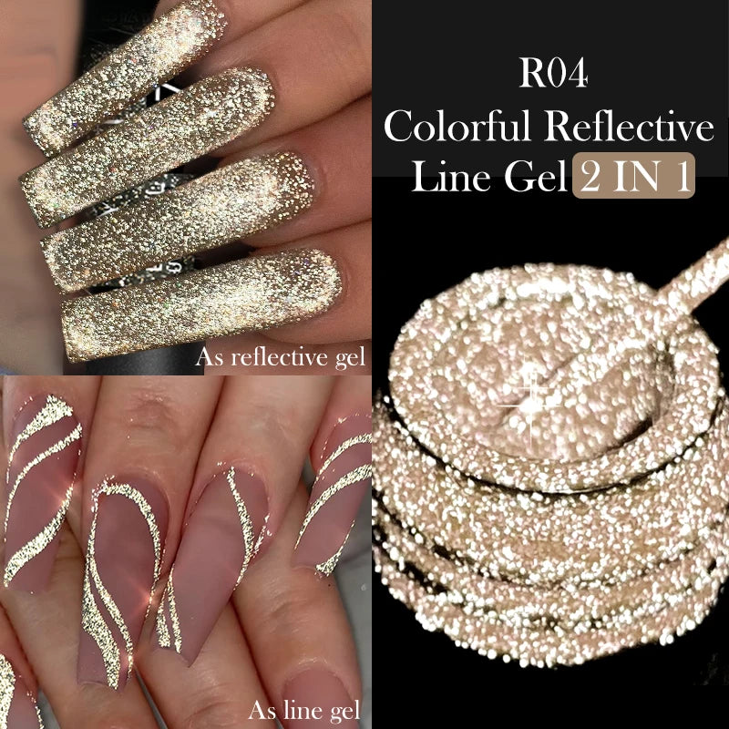 Reflective Glitter Liner Gel