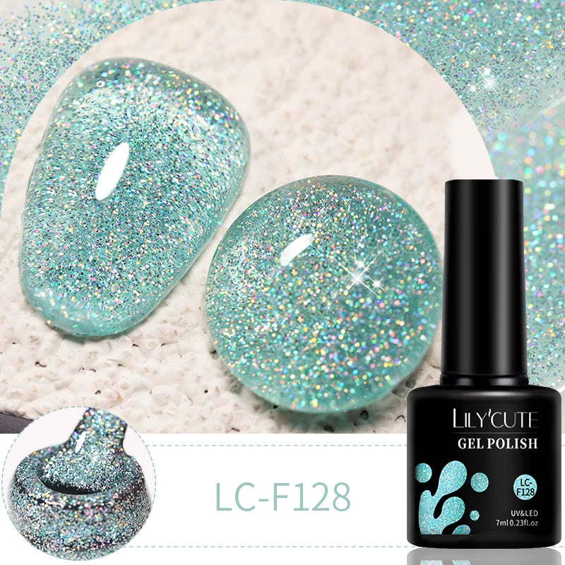 Iridescent Magnetic Cat-Eye Gel