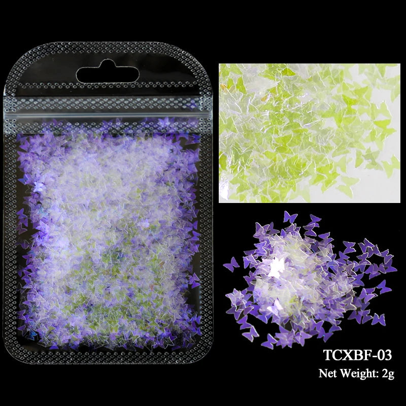 Holographic Nail Glitter Sequins