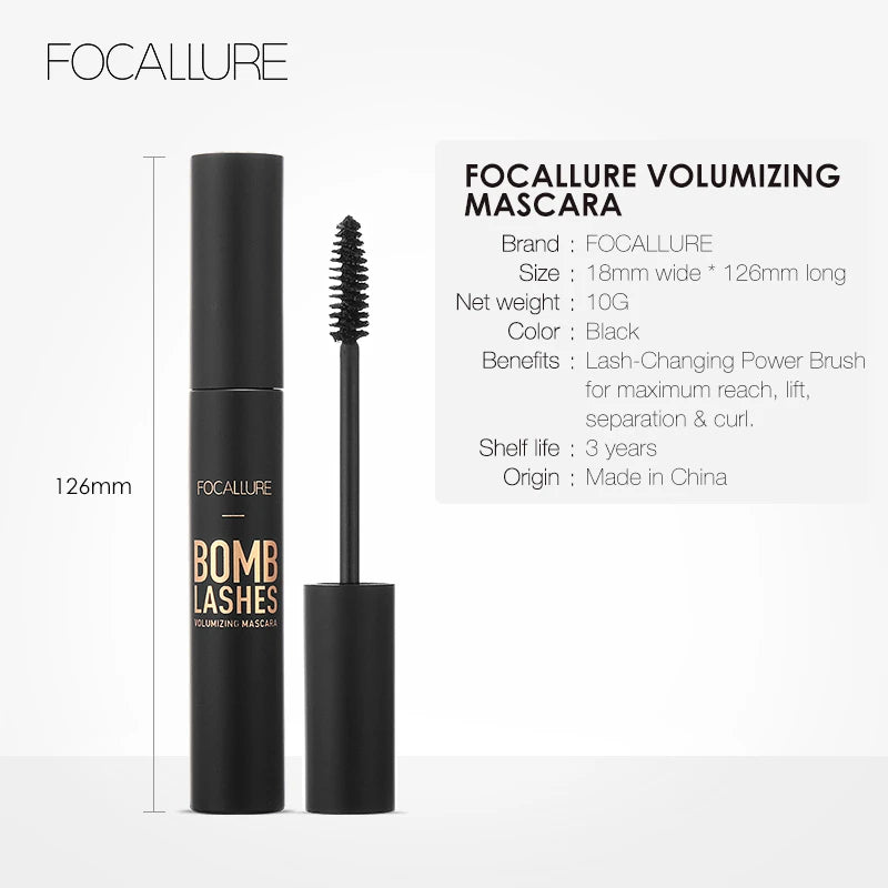 FOCALLURE 3D Fiber Volume Mascara
