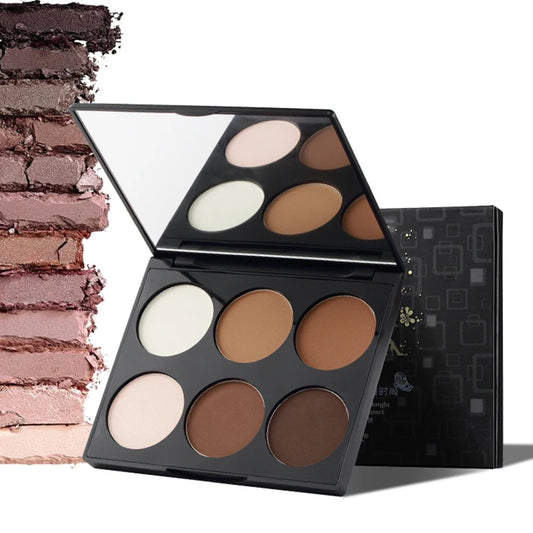 Six Color Contour Highlight Palette