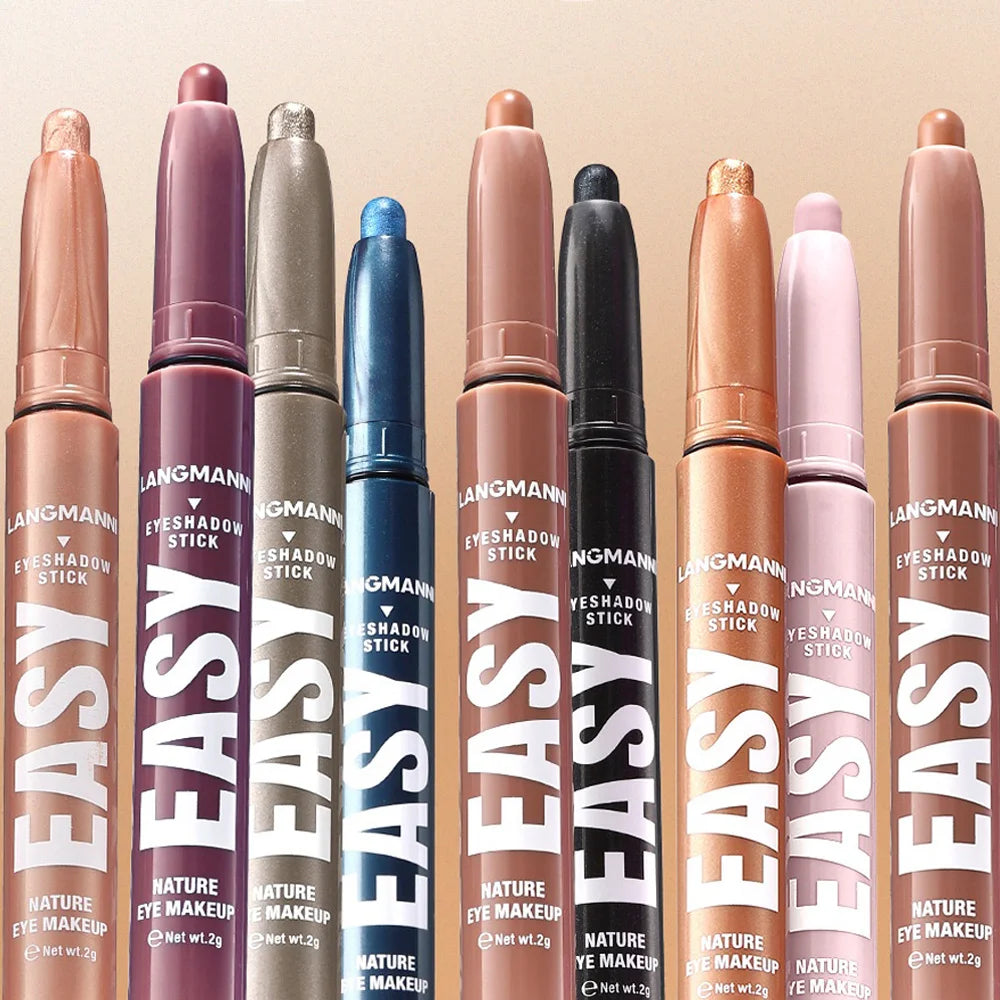 Twelve Color Shimmer Eyeshadow Stick