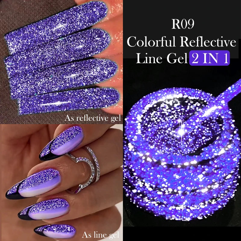 Reflective Glitter Liner Gel