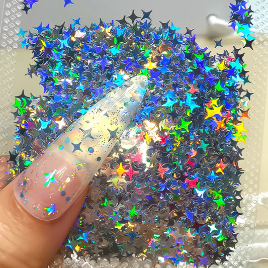 Holographic Nail Glitter Sequins