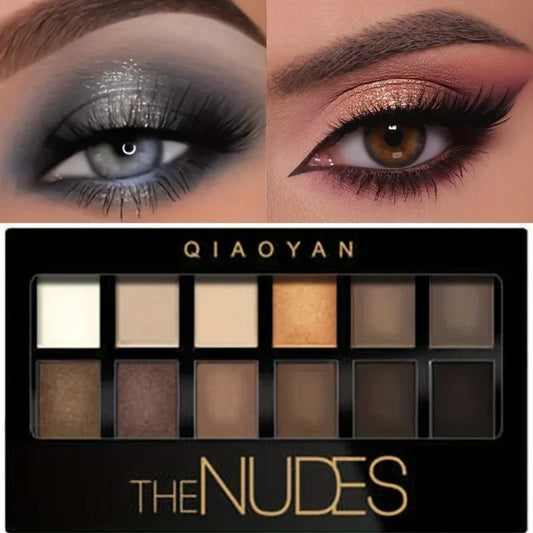 Natural Matte Shimmer Eyeshadow Palette