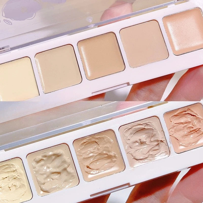 Five Color Cream Concealer Palette