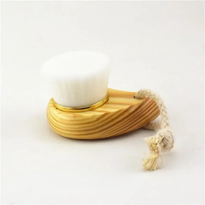 Wood Handle Facial Cleansing Brush