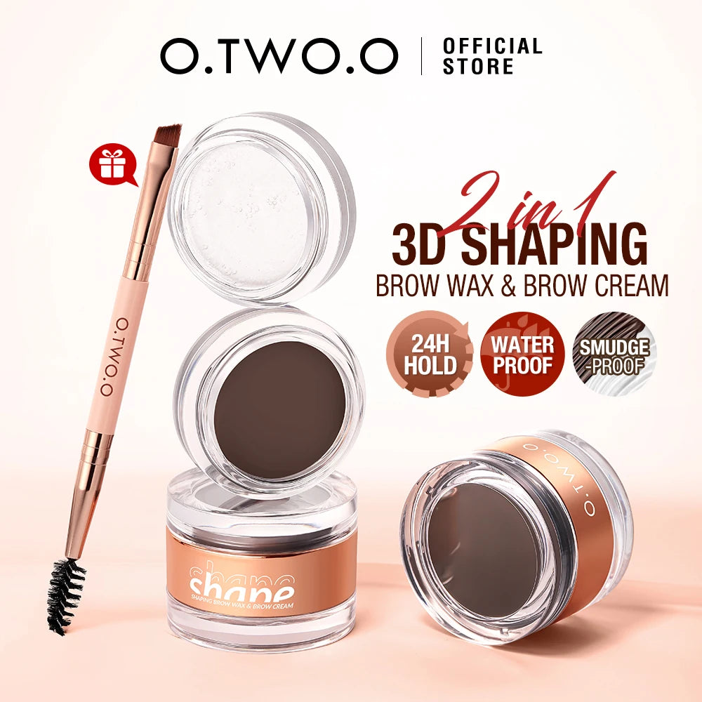 O.TWO.O Dual Brow Pomade