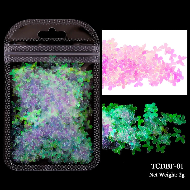 Holographic Nail Glitter Sequins