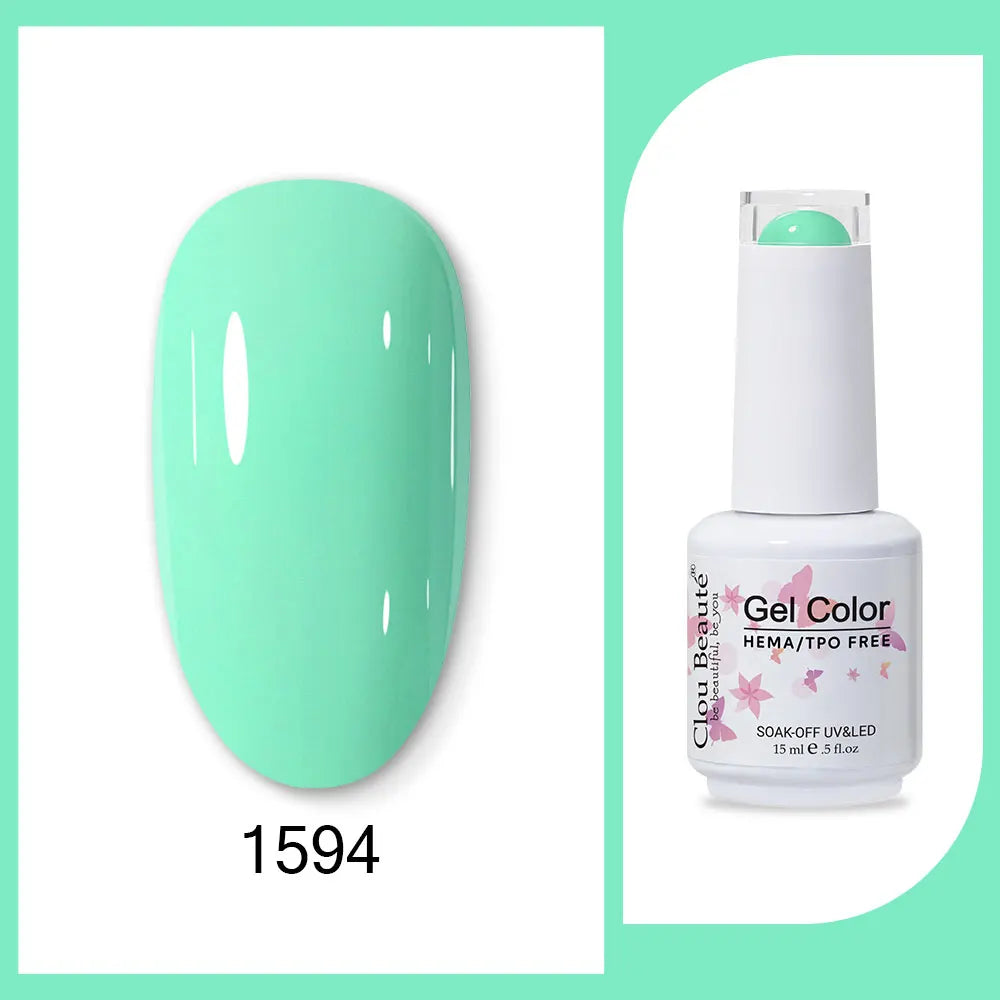 HEMA-Free Army Green Gel Polish