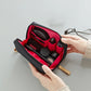 Compact Nylon Zipper Makeup Pouch