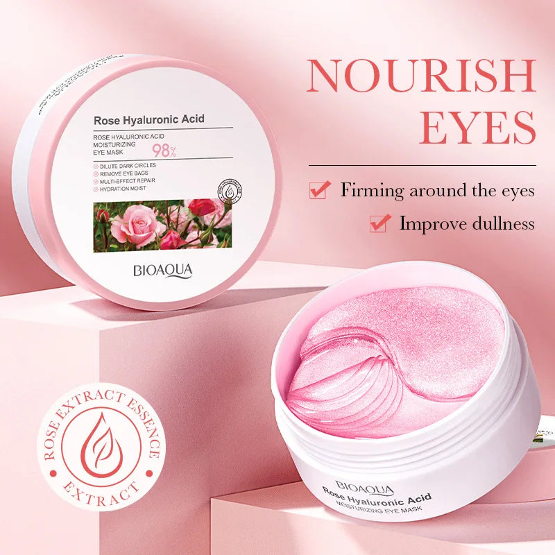 Rose Hyaluronic Eye Patches
