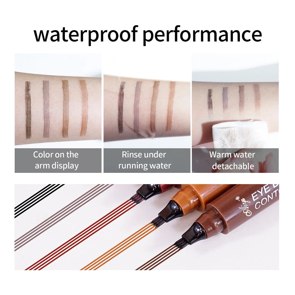Four-Tip Microblade Brow Pen