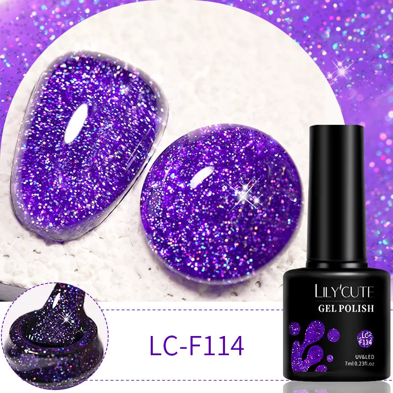 Iridescent Magnetic Cat-Eye Gel